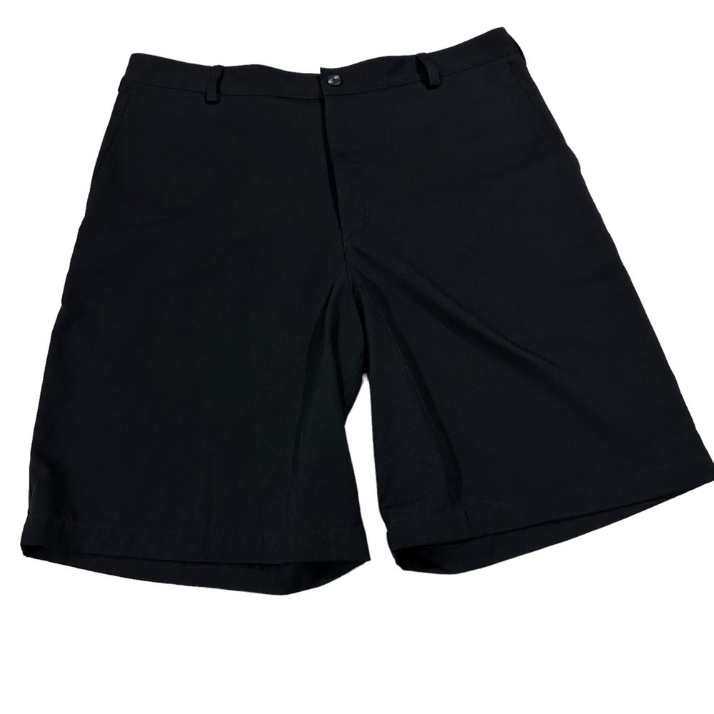 Nike Golf Dri-Fit Men Black Performance Chino Shorts Sz 38x10 Quick Dry Stretch